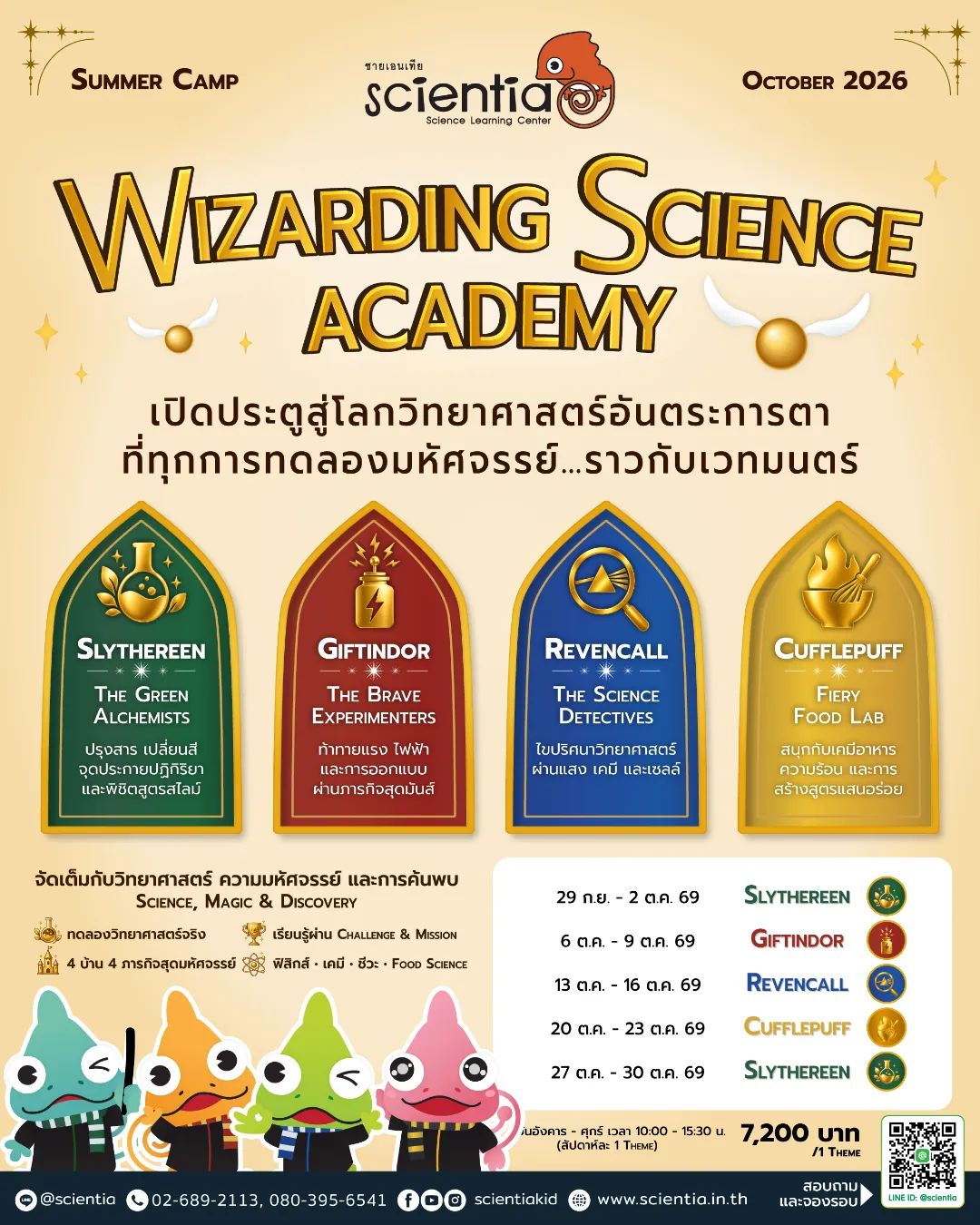 ซายเอนเทีย ศูนย์การเรียนรู้วิทยาศาสตร์สำหรับเด็กประถม คอร์สติว สสวท. วิทยาศาสตร์