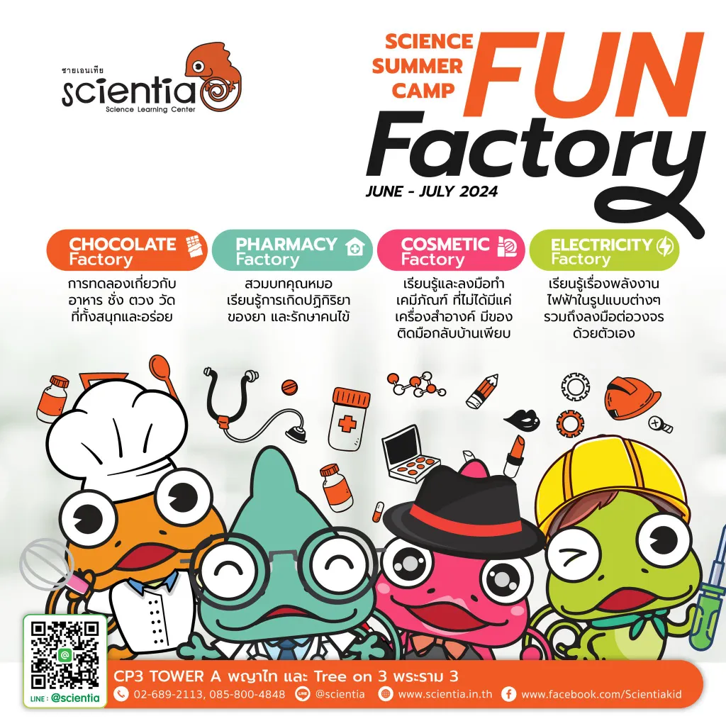 ค่ายวิทย์ Science ประถมต้น | Scientia
